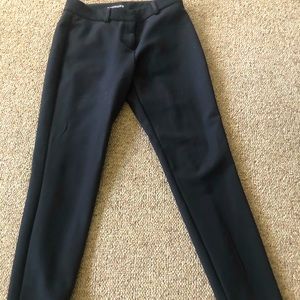Black mid-rise skinny trousers EXPRESS